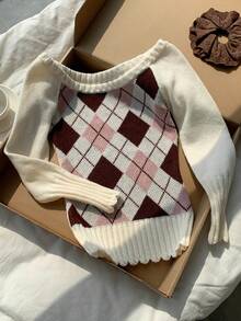Comfortcana Fall Winter 2026/Summer/Casual/Y2k Clothes/Cute Tops/Halloween/Festival Outfits/School/Polka Dot/Off - Multicolor - View 6