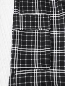 Celana Panjang Longgar Model Kaki Lebar Gaya Amerika Kasual untuk Remaja Perempuan, Cocok untuk Kembali ke Sekolah. - Hitam - View 12
