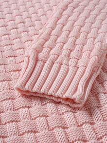 Manfinity Homme Men's Casual Versatile Solid Color Sweater, Autumn/Winter - Pink - View 5