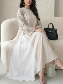 Yasmyna 女款花卉印花休閒派對阿拉伯風洋裝 - 彩色 - 查看 8
