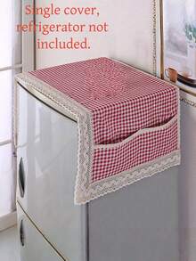 SHEIN 1pc Dust Covers Refrigerator Cover Washing Machine Towel Dustproof Refrigerator Cloth Fridge Protection Cover With Storage Bag,Mother's Day Gift,Bedroom Decor,Garden,Kitchen Decor,Summer,Beach,Travel Essentials,Room Decor,Squishy,Graduation - View 5