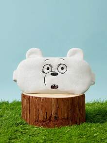 We Bare Bears X Joivida 1個 3色可選刺繡可愛泰迪熊絨毛睡眠眼罩 柔軟全遮光彈性眼罩 旅行小憩日常睡眠輔助，亦是適合週年或生日的可愛個性化禮物 - 彩色 - 查看 11