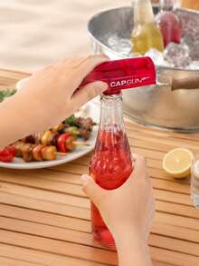 1pc Amusing Cap Gun Shaped Bottle Opener With Corkscrew - Multi-Functional Party Accessory For Effortless Beer Bottle Opening, Wine Cork Removal, And Fun Entertainment - Perfect For Home Bar, Party, And Wedding Favors, For Outdoor, Camping - Bottle opener - View 2