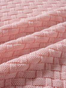Manfinity Homme Men's Casual Versatile Solid Color Sweater, Autumn/Winter - Pink - View 6