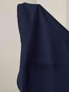 Veilorie New Luxury Elegant Heavy Embellished Rhinestone Exquisite Waist-Cinched Pleated Party Dress - Navy Blue - View 10