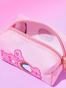 SHEIN X Care Bears 卡通寵物散步套組，胸背帶牽繩項圈便攜拾便袋架，多尺寸適用貓狗，柔軟聚酯纖維套裝，適合日常戶外散步訓練 - 淡裸粉 - 查看 8