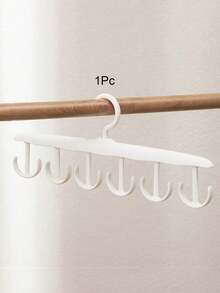1/2PCs Durable Multi-Hook Hanger For Wardrobe Finishing And Clothes Drying Can Be Used To Store Underwear, Stockings, Ribbons, Hats And Other Purposes - Multicolor - View 6