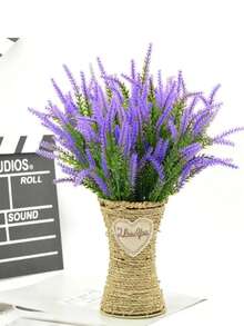 Provence Lavender Plastic Artificial Flowers False Plants Wedding Home Outdoor Garden Decoration Table Decoration - Multicolor - View 6