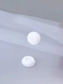 A4尺寸透明彩色PP塑膠文件夾，防水大容量，適用於辦公文件儲存與學生文具收納，開學季首選，返校必備，學校用品 - 彩色 - 查看 3