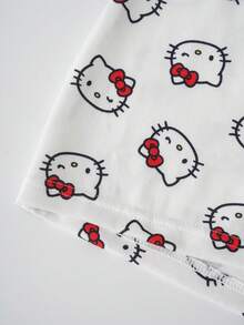 HELLO KITTY AND FRIENDS | SHEIN 女款卡通印花舒適四角內褲 - 粉色 - 查看 11