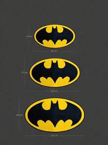 BATMAN X POKOJA LAND 1pc Licensed Cartoon Rug, Soft Plush Floor Mat With Iconic Black And Yellow Design, Cozy And Playful Home D R, Perfect For Bedroom, Living Room Or Kids' Room, Ideal Choice For Fans - Batman - View 3