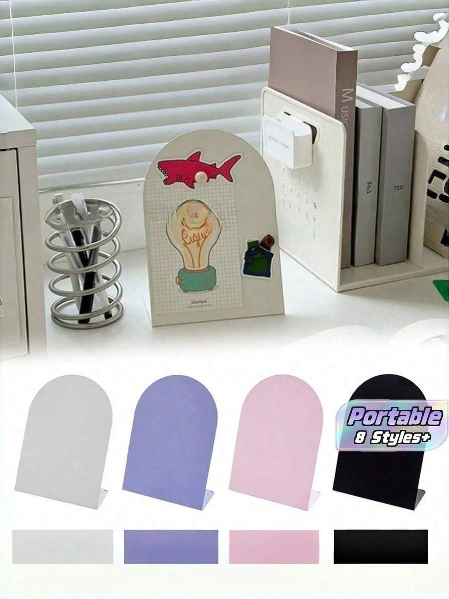 Bảng thông báo nam châm & giá đỡ thẻ, bộ sắp xếp sổ ghi chép để bàn với ngăn lưu trữ thẻ dọc, phụ kiện bàn làm việc văn phòng & bộ sắp xếp không gian làm việc - Một cỡ - Xem 1