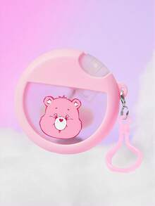 SHEIN X Care Bears 25ml/0.87oz 可愛熊便攜噴霧瓶，可補充酒精洗手液瓶，配備矽膠保護套，附掛繩，柔軟矽膠材質，迷你卡片噴霧瓶，化妝品旅行分裝瓶，按壓式噴嘴 - 彩色 - 查看 3