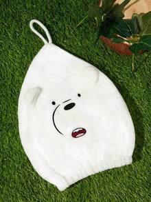 We Bare Bears X Joivida 1件可愛卡通快乾髮帶，附防滑彈性帶與掛繩，柔軟吸水快乾髮帽，適合日常護髮、洗澡、SPA、旅行，亦可作為週年或生日的獨特個性化禮物 - 彩色 - 查看 14