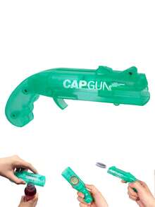1pc Amusing Cap Gun Shaped Bottle Opener With Corkscrew - Multi-Functional Party Accessory For Effortless Beer Bottle Opening, Wine Cork Removal, And Fun Entertainment - Perfect For Home Bar, Party, And Wedding Favors, For Outdoor, Camping - Bottle opener - View 6