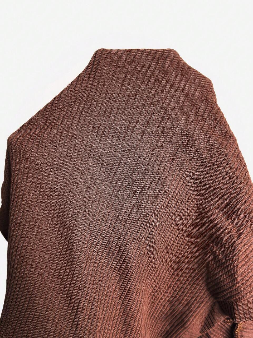 Plus Size Women's Summer/Fall Casual Western Elegant Commute Brunch Office Solid Brown Tank Tops Camis Autumn Back To School Daily Wear Vest Going Out