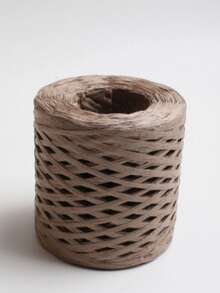 1Roll 120g /200m Natural Raffia Straw Yarn Raffia Paper Knitting Material Cushion Baskets Hat HandBag Colrful DIY Crochet Supplies - multicolor - View 27