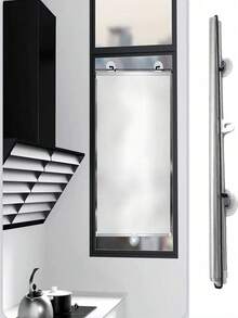 1 Set Blackout Roller Blind Includes 3 Suction Cups 3 Adhesive Hooks No Drill Retractable Sunshade Portable Curtain For Home Bathroom Kitchen Office - Sunshade Roller Blind - View 6
