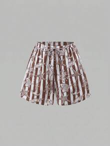 Swim Oasis 26SS 春夏度假風 魚骨波西米亞風 一件式泳衣附短褲 2件套 - 彩色 - 查看 10