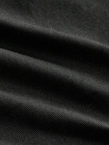 HIMLAND Pantalones largos de unicolor casuales y versátiles para uso diario de hombre - Negro - Ver 6