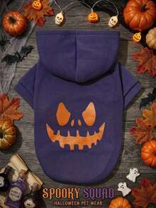 PETSIN 1 áo nỉ họa tiết thú cưng Halloween - Nhiều màu - Xem 2