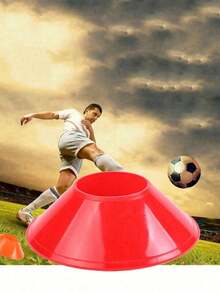 Football Training Marker Discs, Small Round Marker Plates, Roadside Markers, Agility Training Cones Color Random - Multicolor - View 2