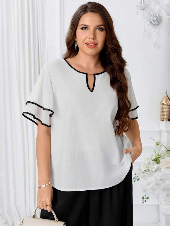 how to dress up at shirt plus size 14 Plus-Size Summer Outfits, From Sheer Sets Classic Shirtdresses this long shirt has side inseam pockets and one chest pocket by default Replying to @straylien here is