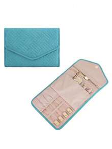 Travel Jewelry Storage Bag - Multi-Functional Foldable Jewelry Case Specially Designed For Travel, Ideal For Storing Earrings, Rings, Necklaces And Bracelets - Multicolor - View 13