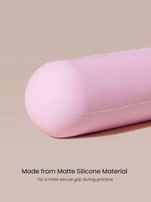 GLOWMODE 1-Piece 2.2 Lbs GripMatte Non-Slip Soft-Grip Silicone Hand Weights Dumbbells Yoga Pilates Gym Strength Training Fitness Active Accessory - Pink - View 5