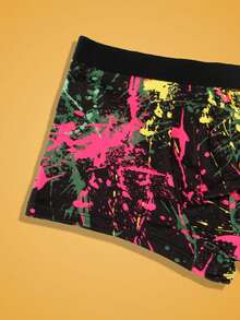 Notgurli 1 Pieces Men'S Comfortable Breathable Sports Long Underwear - Unique Printed Pattern, Soft Solid Col - Multicolor - View 4