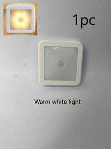 LED Motion Sensor Night Light, Smart PIR Sensor, Auto On/Off, Sensor Bedside Lamp, AAA Battery Powered, Easy Installation, Suitable For Bathroom, Bedroom, Hallway, Stairs, Cabinet, Garage(Batteries Not Included) - White - View 15