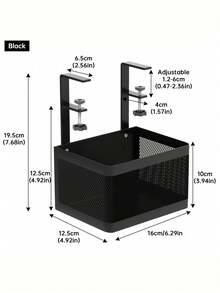 1 Buah Rak Penyimpanan Bawah Meja Multifungsi Kapasitas Besar, Kokoh, Hemat Ruang, Mudah Dipasang Tanpa Pengeboran, Dapat Diatur, Keranjang Gantung, Laci, Pemasangan Samping untuk Kantor, Gaming, Workstation, Rumah, Asrama, Ruang Belajar, Alat Perapi Meja, Tempat Alat Tulis - warna-warni - View 10