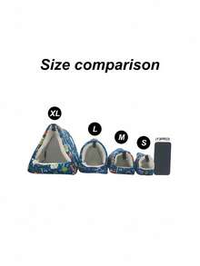 1PC Random Color Parrot Hamster Nest - Warm Plush Small Pet Bed For Winter Cage Supplies - Multicolor - View 4