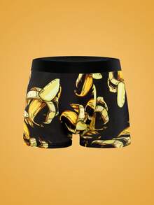 Notgurli 1 Piece Men's Boxy Underwear With Printed Pattern, Breathable And Skin Friendly, Comfortable To Wear - Multicolor - View 1