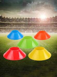 Football Training Marker Discs, Small Round Marker Plates, Roadside Markers, Agility Training Cones Color Random - Multicolor - View 3
