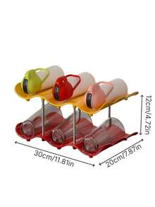 Kệ đựng cốc nước họa tiết sóng, nhiều tầng, giá đỡ cốc xếp chồng, khay sắp xếp tách trà, kệ trưng bày rượu cho quầy bar phòng khách - Nhiều màu - Xem 4