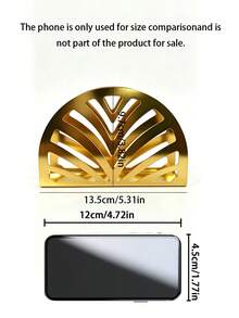1 PC Creative Electroplated Metal Napkin Holder, Vertical Table Tissue Stand For Western Restaurant Home Decor - 1pc - View 4