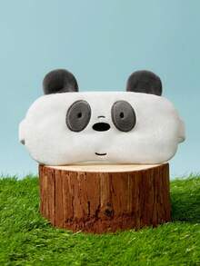 We Bare Bears X Joivida 1個 3色可選刺繡可愛泰迪熊絨毛睡眠眼罩 柔軟全遮光彈性眼罩 旅行小憩日常睡眠輔助，亦是適合週年或生日的可愛個性化禮物 - 彩色 - 查看 12