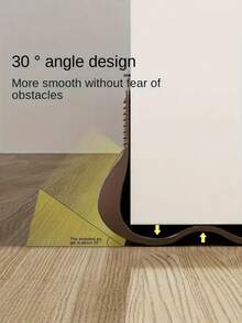 SHEIN 2pcs Adjustable Soft Rubber Door Draft Strips - Waterproof Windproof Noise-Reducing Insect-Proof Sealing Strips, Reusable Adhesive Door Bottom Protectors, Suitable For All Door Types, -Saving Soundproofing - 2pcs - View 5