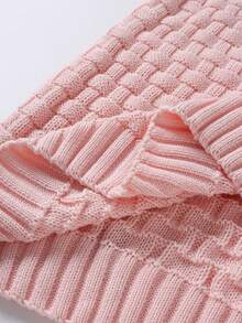 Manfinity Homme Men's Casual Versatile Solid Color Sweater, Autumn/Winter - Pink - View 7