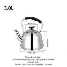 Stainless Steel Whistling Kettle - Mirror Polished, Foldable Handle, Fast Boiling, 1L To 6L Capacity, Suitable For Home And Restaurant - Multicolor - View 15