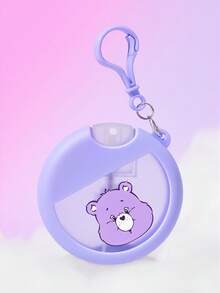 SHEIN X Care Bears 25ml/0.87oz 可愛熊便攜噴霧瓶，可補充酒精洗手液瓶，配備矽膠保護套，附掛繩，柔軟矽膠材質，迷你卡片噴霧瓶，化妝品旅行分裝瓶，按壓式噴嘴 - 彩色 - 查看 8