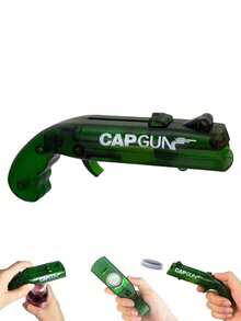1pc Amusing Cap Gun Shaped Bottle Opener With Corkscrew - Multi-Functional Party Accessory For Effortless Beer Bottle Opening, Wine Cork Removal, And Fun Entertainment - Perfect For Home Bar, Party, And Wedding Favors, For Outdoor, Camping - Bottle opener - View 5