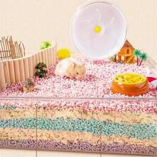 1000g Colorful Paper Pellets For Hamster Bedding, Absorbent And Odor-Absorbing, Moisture-Proof And Warm For Winter Use - View 6