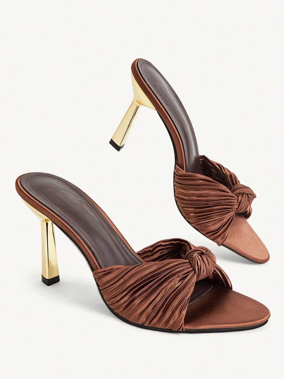 CUCCOO CHICEST Women's Shoes Fashion Banquet Party Round Toe Open-Toed High-Heeled Sandals Women's Elegant And Comfortable Versatile Thin-Heeled Sandals