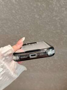 軍規防震硬 PC 1件裝 3合1 透明防摔手機殼，適用 iPhone 17 Air 16 15 14 13 12 11 Pro Max，禮品首選 - 黑色 - 查看 9