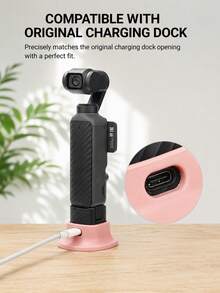 Teckwe Silicone Base Compatible With Pocket 3, Silicone Fixed Bracket Base Expansion Accessory Compatible With OSMO Pocket 3 Handheld Camera - View 2