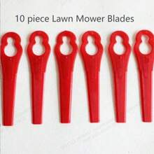 300/200/100/30/10PCS Plastic Lawn Mower Blades, Garden Grass Cutter Eater Plastic Cutting Blades, Keyhole Shapes,Garden Tools, Gardening Tools For Garden - red - View 10