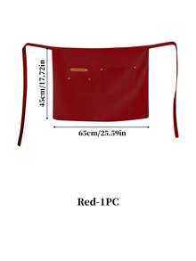 Waiter/Waitress Canvas Half Apron, Waterproof Oil-Proof, Restaurant Work Uniform, Kitchen Cooking Apron - Multicolor - View 12