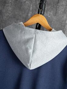 Jaket Baseball Berkerudung Keren untuk Remaja Musim Gugur/Dingin, Potongan Longgar - MultiWarna - View 3